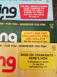 Vtg "FISHING FACTS" 1978 Magazines 6 issues NOW $25