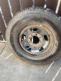Spare tire on rim for F350
