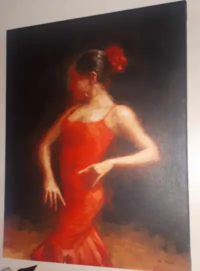 Latin Dancer / Dancing Woman - Painting, View more