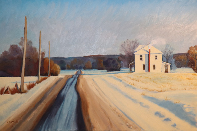 Original Oil Painting "Fonthill Farmhouse" in Arts & Collectibles in St. Catharines