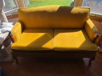 Great condition early 60’s love seat. Solid construction