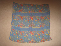 Two vintage April Cornell cotton cushion covers