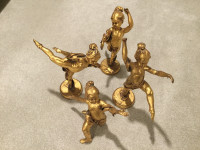 Golden Dance Figurines