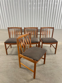 MCM Teak Dining Chairs By Rs Associates