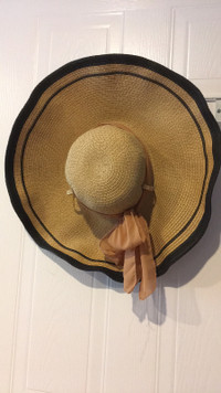 Wide brimmed lady's hat