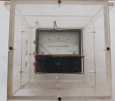 200µA Analog Meter in Plastic Enclosure, View more