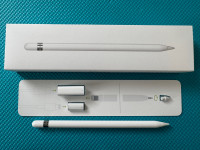 Apple Pencil 1st Generation with Box and Adapters 