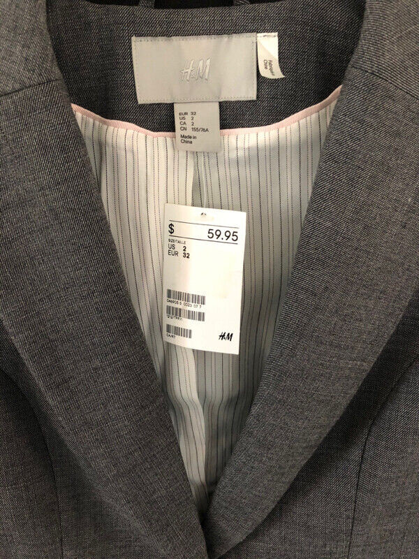 Grey H&M jacket and matching skirt in Other in Cambridge - Image 2