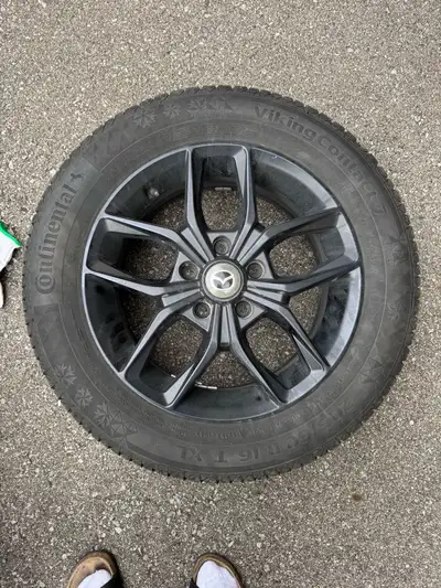Rims - 16x6.5 Tires - 205/60/16 Works with OEM 18” tires & rims (these are mazda spec rim & tires) C...