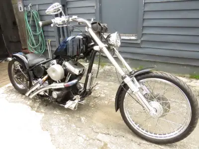 1999 harley custom 1340 evo engine with 500 miles on rebuild , rebuilt evo transmission , new rear a...