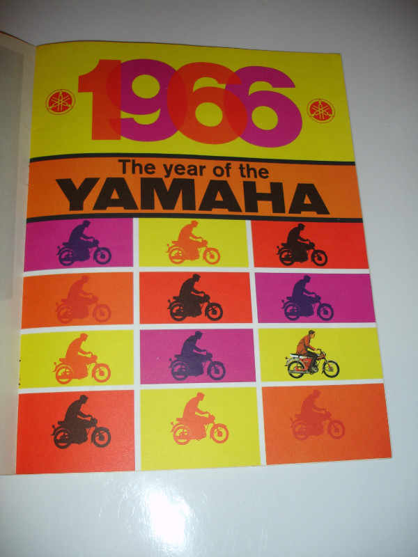 Vintage 1966 Yamaha advertisement in race program in Motorcycle Parts & Accessories in Oakville / Halton Region