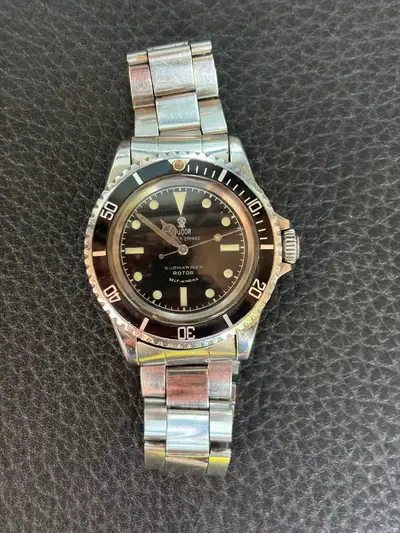 Vintage 1968 Rolex Tudor Submariner watch, View more