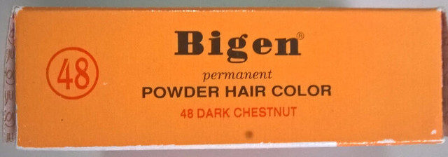 Bigen Permanent Powder Hair Color 48 Dark Chestnut in Hobbies & Crafts in Oshawa / Durham Region - Image 2