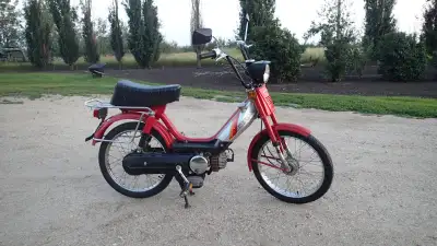 1980 Honda PA 50 moped runs well pedal start automatic good seat nice condition $1500 306-292-1049