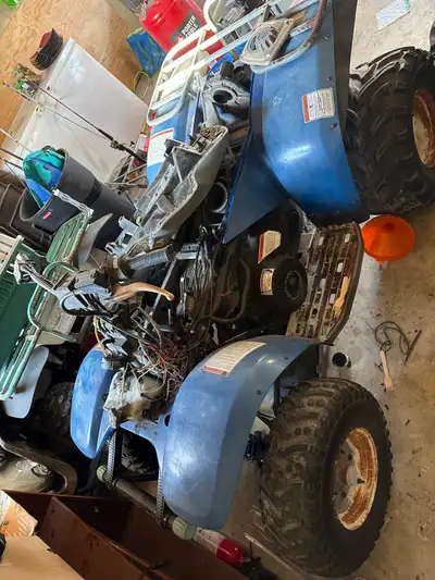 I have this two bikes they’re both trail bosses, the blue bike use to run but had a crack in the fue...