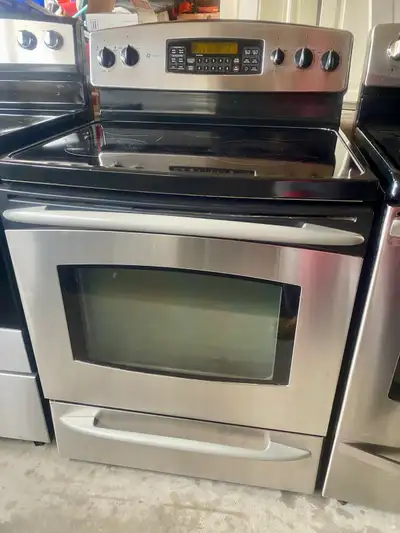 GE stainless steel convection stove working well , View more