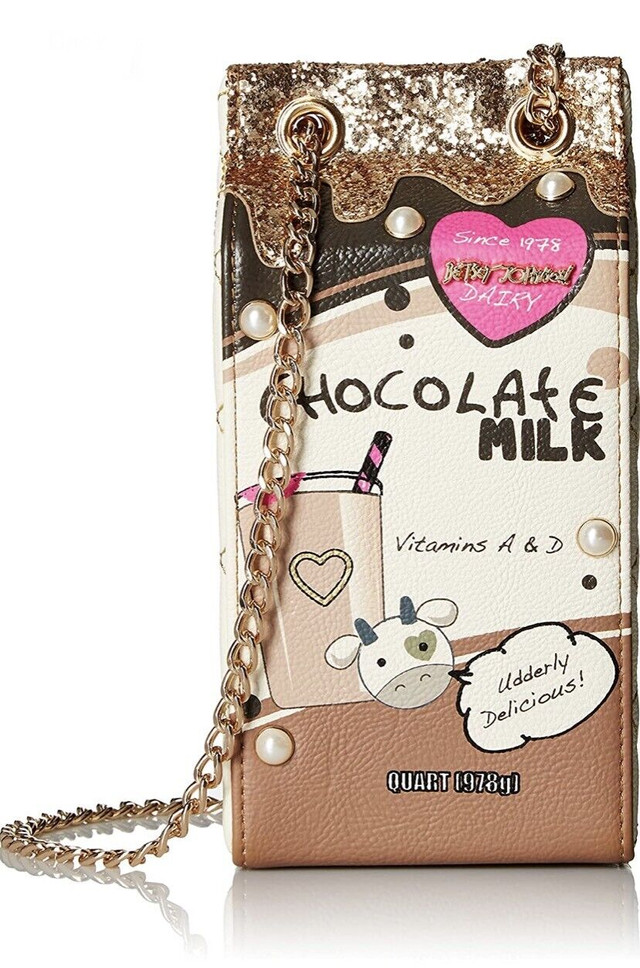 Betsey Johnson Chocolate Milk Purse - NEW in Women's - Bags & Wallets in Gatineau