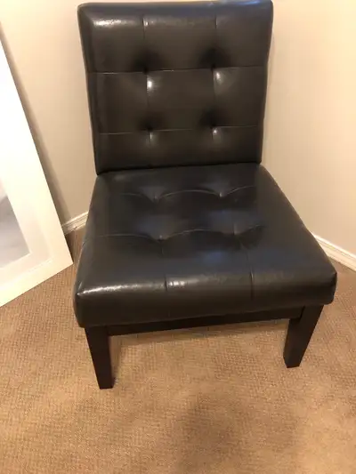 black tufted accent chair, View more