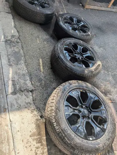 Black Appearance Wheels and Pirelli Scorpion ATR Tires 275/60 R20 Tires are 8/32 Wheels have no scra...