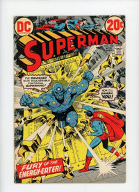 Superman "Fury of The Energy-Eater!" DC Comics #258