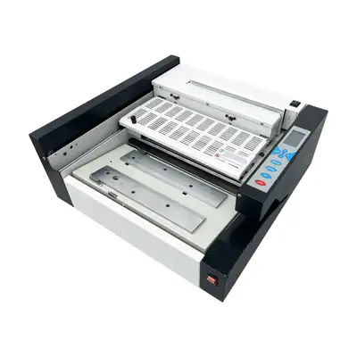 Auto Hot Glue Book Binder Machine LCD Display Fault Detect120386, View more