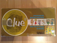 Clue jeu détective Parker Brothers (1963) *Je poste