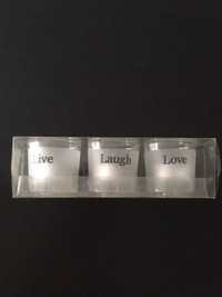 Live Laugh Love Candle Holders