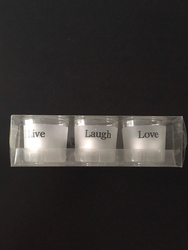 Live Laugh Love Candle Holders in Home Décor & Accents in Markham / York Region