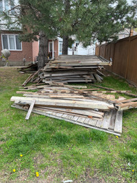 Free wood for pick up 