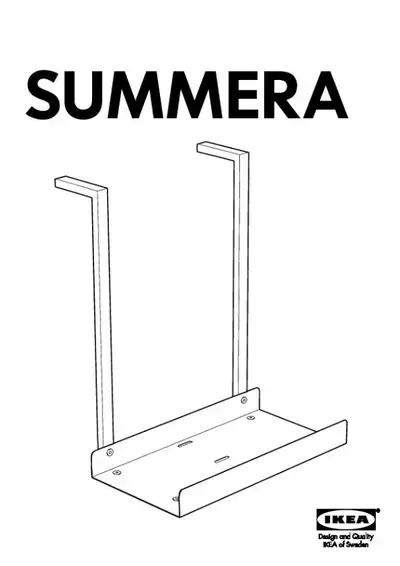 Ikea Summera Computer Tower Holder 2x Brackets Only, View more