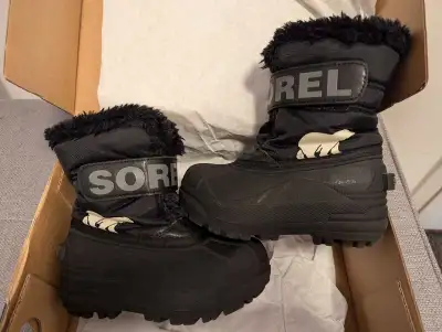 Barely Used Kids Sorel Winter Boots - Size 9