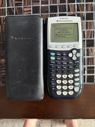 Texas Instruments TI-84 Plus Calculator with Case, View more