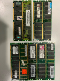 Vintage 512MB/256MB/128MB Memory Modules