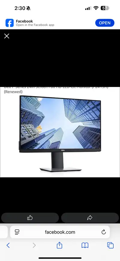 DELL Brand New Monitor 24”, View more