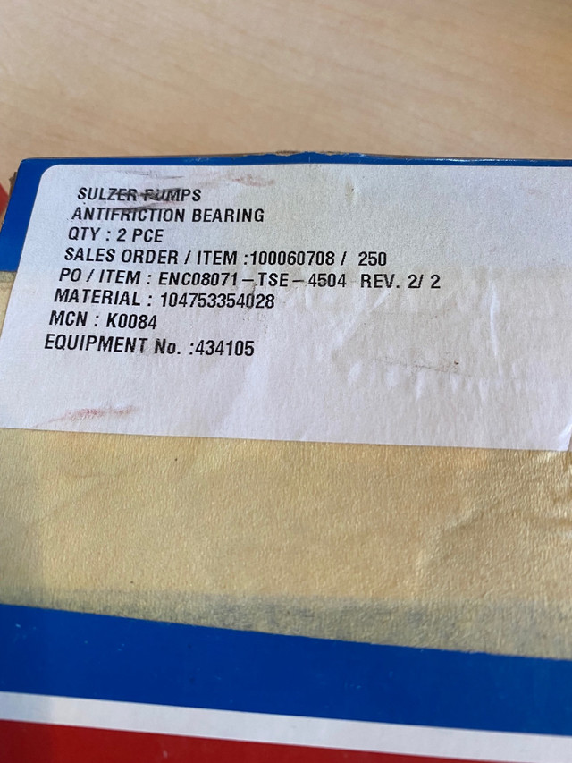 SKF Bearing 7310 BECBY in Other Business & Industrial in St. Albert - Image 2