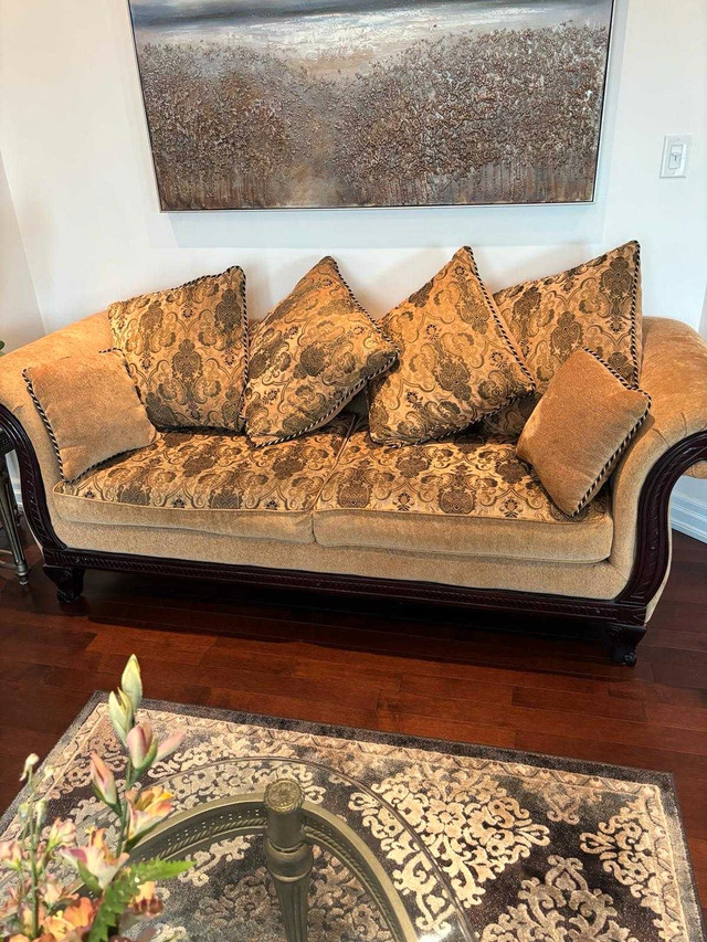 Custom 3 Piece Sofa Set $1400 (swipe to see pics) in Couches & Futons in Mississauga / Peel Region