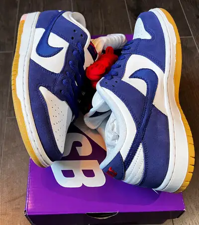 Nike SB Dunk Low Los Angeles Dodgers Blue White Brand New In Box Original Everything 100% Authentic...