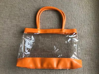 Never used bag with clear window in excellent condition. Measures 16x11 inches. Pick up in the Warde...