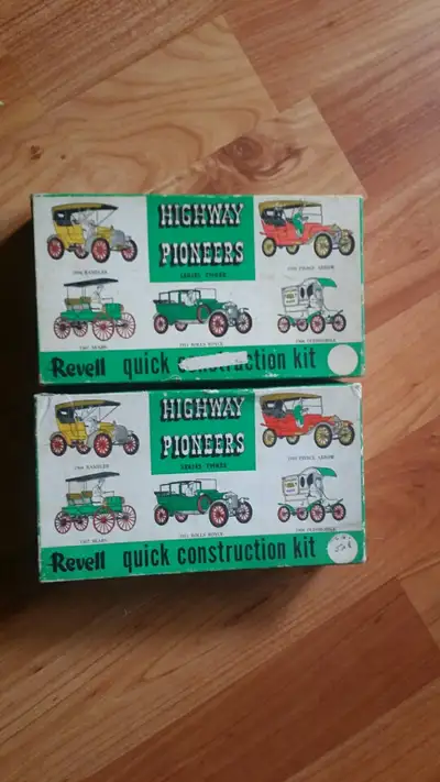 2 Vintage Revell Highway Pioneers Kits From 1953, View more
