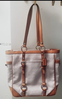Authentic pink Coach Bag, Vintage purse