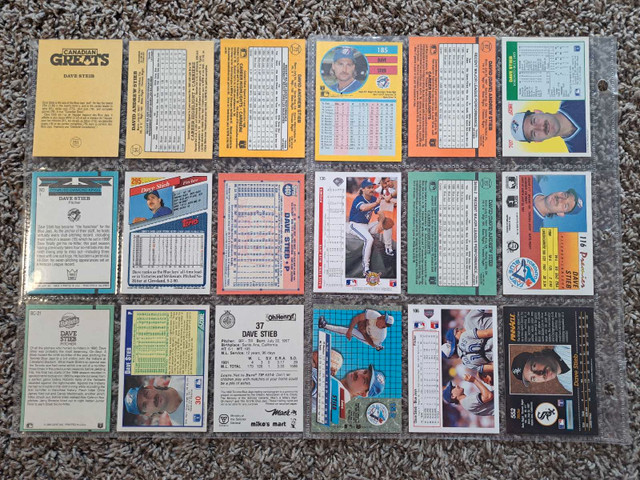 Dave Stieb Baseball cards  in Arts & Collectibles in Oshawa / Durham Region - Image 2