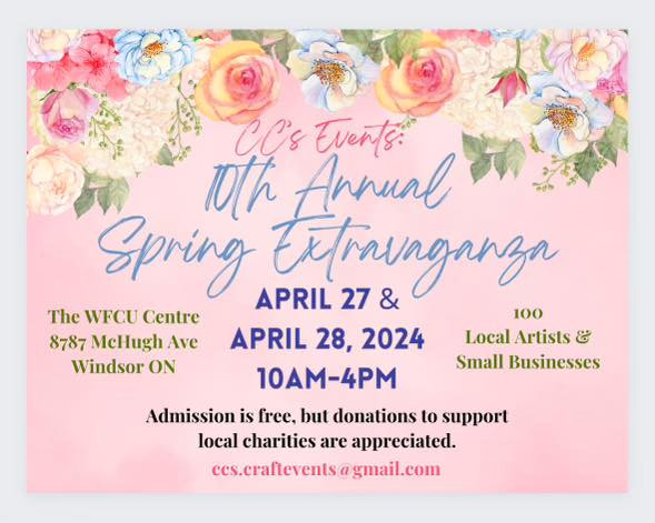 CC's Events 10th Annual Spring Gift Show at The WFCU Centre in Events in Windsor Region