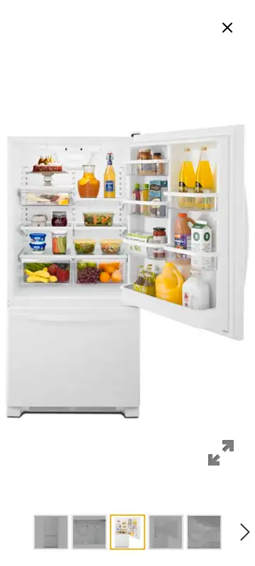 Whirlpool 19 cu. ft. Bottom-Freezer Refrigerator with Freezer D