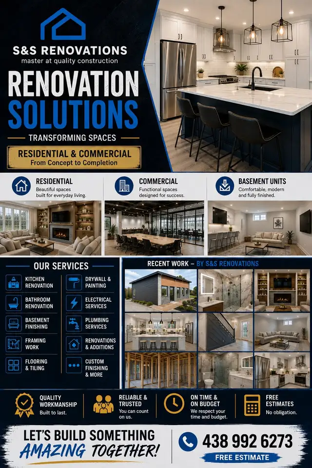 Renovation & Home Improvement – Residential / Commercial