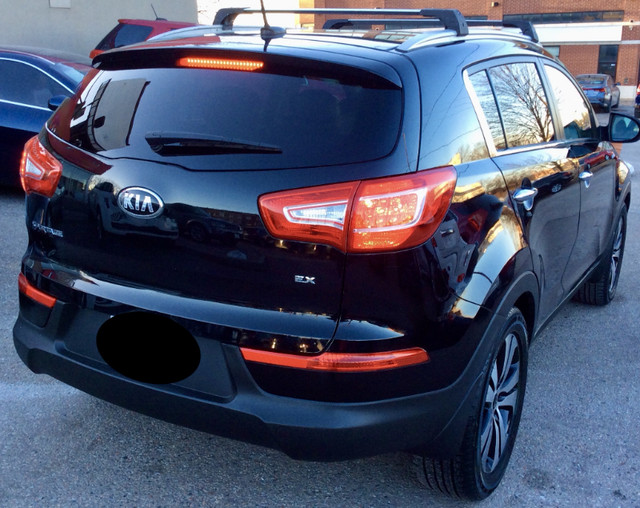 2013 KIA SPORTAGE SX BLACK AWD LTHR PANO ROOF HEATED SEATS NAV in Cars & Trucks in City of Toronto - Image 4