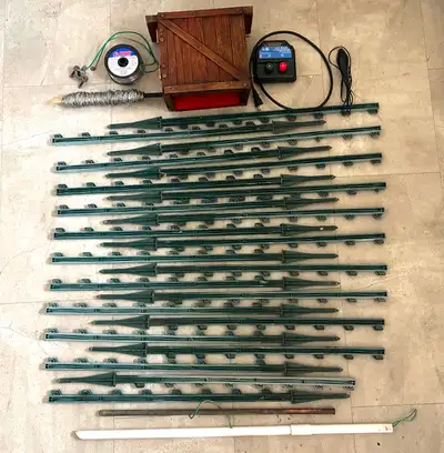 CLOTURE  POTAGER ELECTRIQUE  ZAREBA ELECTRICFIED  GARDEN FENCING, View more