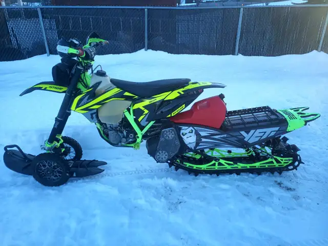 KTM /Yeti snowbike in Dirt Bikes & Motocross in Edmonton - Image 7