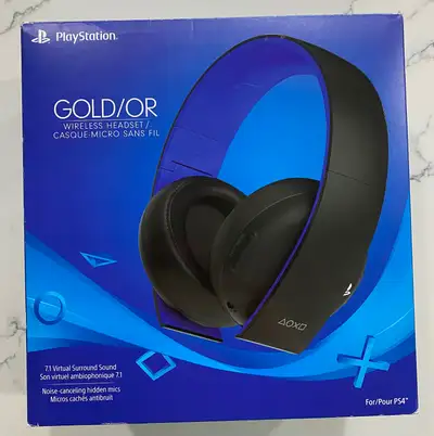 Play Station GOLD/OR Wireless Headset, View more