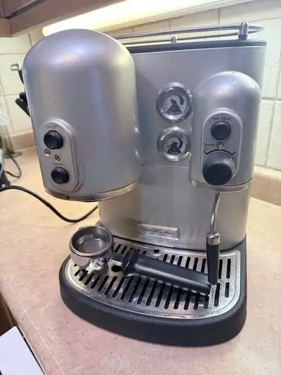 KitchenAid Pro Line Espresso Machine, Dual Boiler KPES100 (Gray), View more