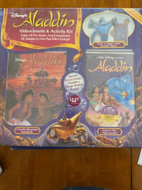 Disney Aladdin Videocassette and Activity Kit